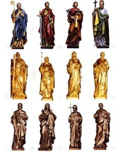 500 The Twelve Apostles Statues
